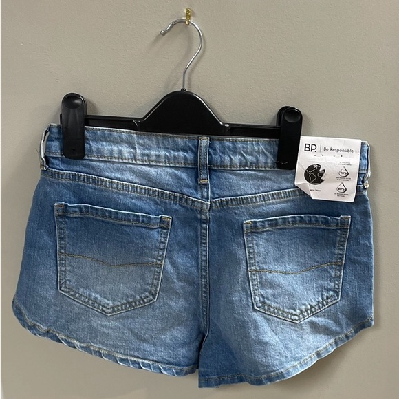 BP Nordstrom Denim Shorts Stretch High Rise Lt. Blue Wash sz 28 NWT NEW - Picture 3 of 4